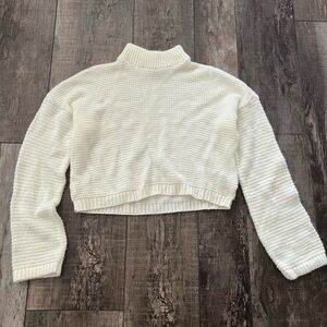Express | cropped knit sweater